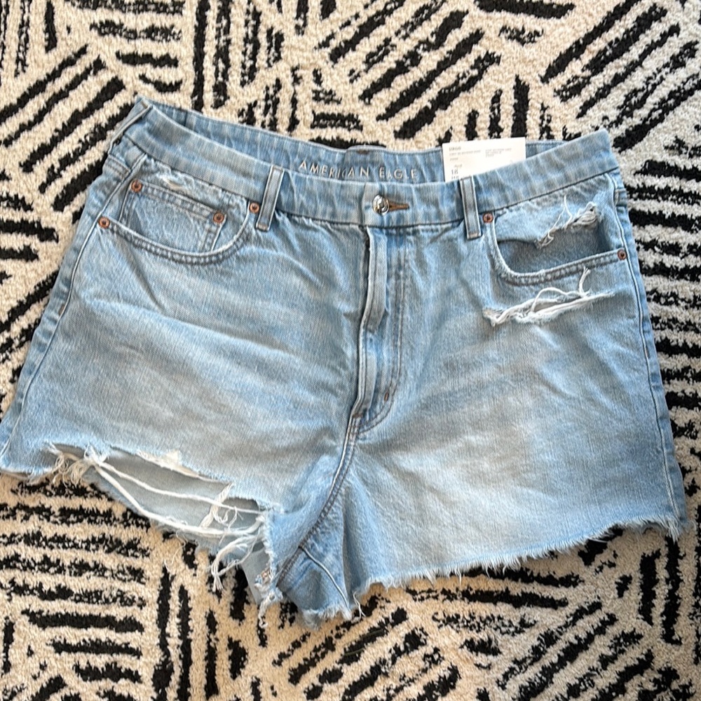 NWT American Eagle Outfitters Women's Light Blue Denim Shorts